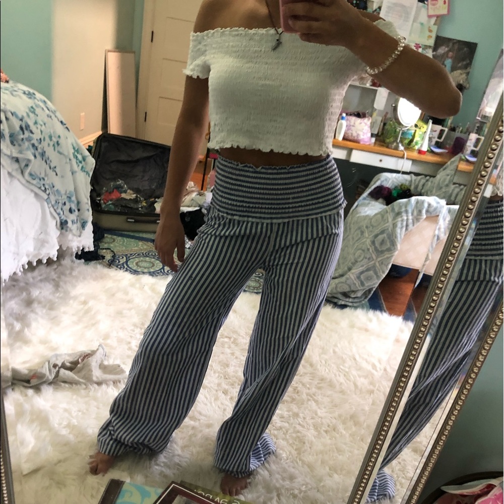 White crop top